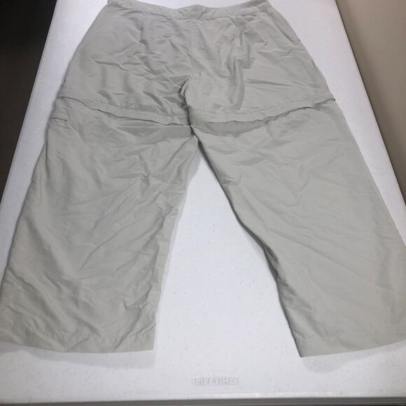 Royal Robbins Capri Pants Womens 14 Beige Convertible Gorpcore Outdoor Hiking - Picture 2 of 9